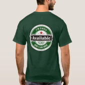 Enkelvoudige en soortgelijke bier 2 t-shirt (Achterkant)