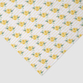 Enkelvoudige Gele Roos uit Texas Tissuepapier (Detail)