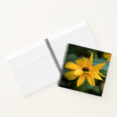 Enkelvoudige gele rudbeckia bloem notitieboek (Binnen)