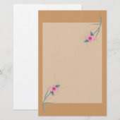 Enkelvoudige hibiscus Briefpapier (Voorkant / Achterkant)