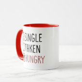 Enkelvoudige Hongaarse grappige Valentijnsdag Mok (Voorkant links)