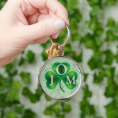 Enkelvoudige klap op het KantelMonogram Sleutelhanger (Hand)
