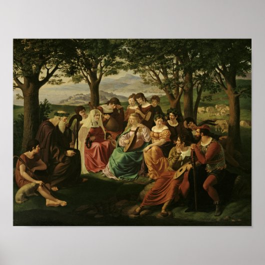 Enkelvoudige mededinging poster (Voorkant)