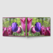 Enkelvoudige Paarse Tulp Gastenboek (Volledig)