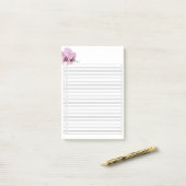 Enkelvoudige Paarse ventilatorPost-it® notes (Op bureau)