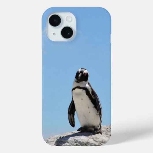 Enkelvoudige pinguïn Case-Mate iPhone case (Achterkant)