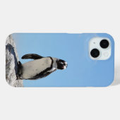 Enkelvoudige pinguïn Case-Mate iPhone case (Achterkant (horizontaal))
