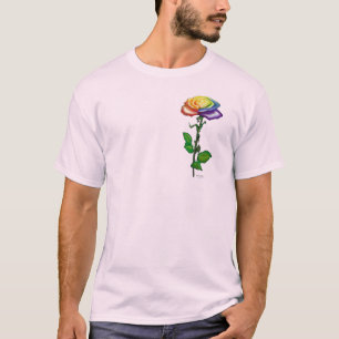 Enkelvoudige regenboogRoos Polo Shirt