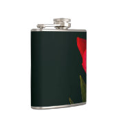 Enkelvoudige rode tulp heupfles (Rechts)