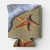Enkelvoudige Starfish op strand Blikjeskoeler (Achterkant)