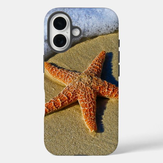 Enkelvoudige Starfish op strand Case-Mate iPhone Case (Achterkant)