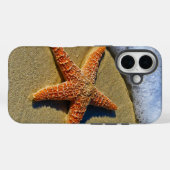 Enkelvoudige Starfish op strand Case-Mate iPhone Case (Achterkant (horizontaal))