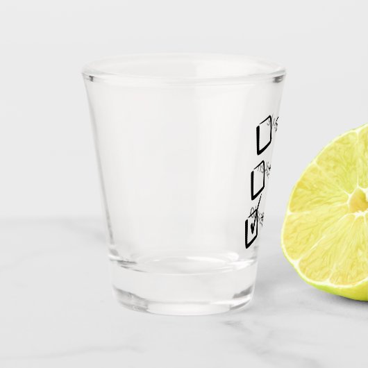Enkelvoudige Tequila Shot Glas (Links)