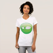 Enkelvoudige voetafdruk Womens T-Shirt (Voorkant volledig)
