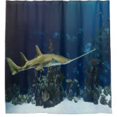 Enkelvoudige zwaardvis douchegordijn (Voorkant)