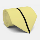 Enkelvoudige zwarte streep op het Stropdas van Kha (Opgerold)