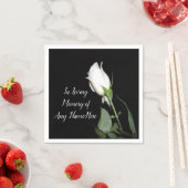 Enkelwitte Rose Servet (Insitu)