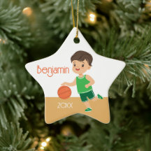 Enkelzijdig Brunette Boy Basketbal