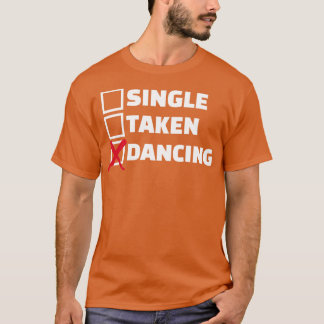 Enkelzijdige dansen t-shirt