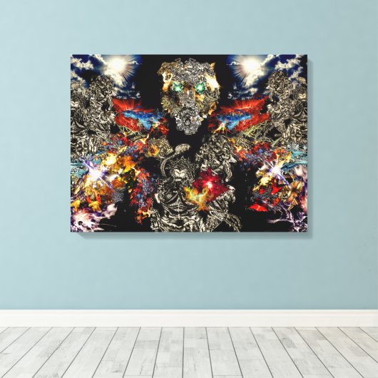 Enki Canvas Afdruk (Insitu (Houten vloer))