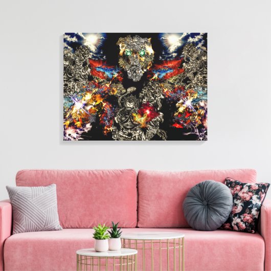 Enki Canvas Afdruk (Insitu (Woonkamer))