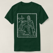 Enki Sumerian Mythology God Annunaki Ancient King T-shirt (Design voorkant)