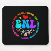 Enl Squad Teacher Squad English New Language Crew Muismat (Voorkant)