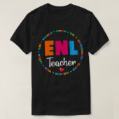 ENL Teacher Squad English New Language Squad Crew T-shirt (Design voorkant)