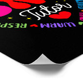 ENL Tutor Teacher Squad Engels Nieuwe Taal Squad Poster (Hoek)