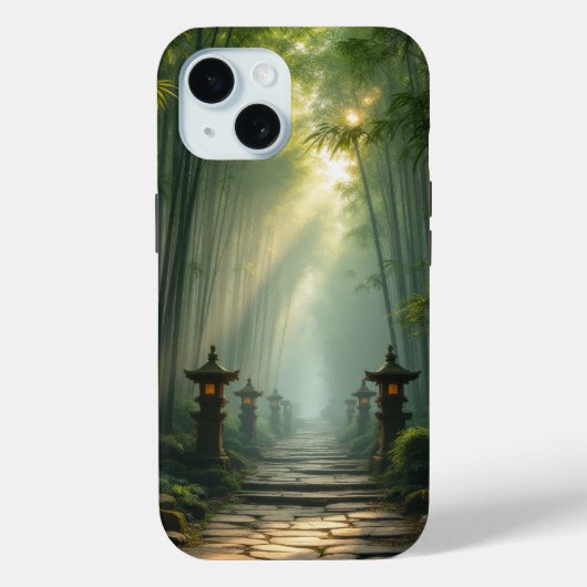 Enlightened Path: The Bamboo Forest Sanctuary Case-Mate iPhone Case (Achterkant)