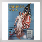 "Enlist Now for U.S. Army" circa 1916 Poster (Voorkant)