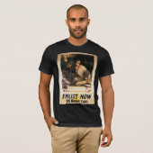 Enlist Now - US Marine Corps T-shirt (Voorkant volledig)