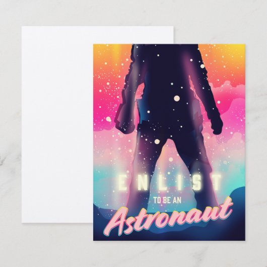 Enlist om een astronaut te zijn (Voorkant / Achterkant)