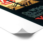 "Enlist" Oude Amerikaanse militaire Poster rond 19 (Hoek)