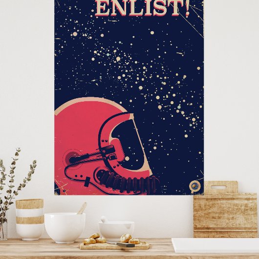 Enlist, ruimte poster (Keuken)