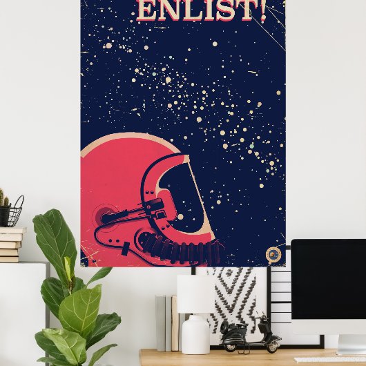 Enlist,  ruimte poster (Thuiskantoor)