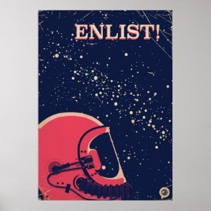 Enlist, ruimte poster