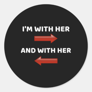 Enm Ethische Non-Monogamie Open Relatie Huwelijk Ronde Sticker