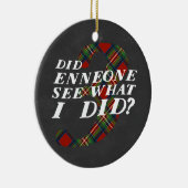 Enneagram 3 Kerstthema Ornament (Rechts)