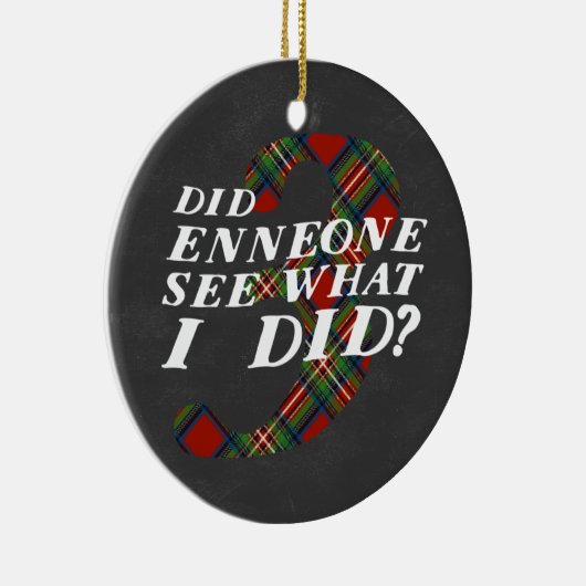 Enneagram 3 Kerstthema Ornament (Rechts)