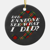 Enneagram 3 Kerstthema Ornament (Voorkant)