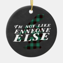 Enneagram 4 Kerstthema Ornament