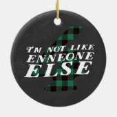 Enneagram 4 Kerstthema Ornament (Achterkant)