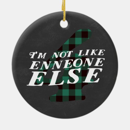 Enneagram 4 Kerstthema Ornament (Achterkant)