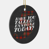 Enneagram 5 Kerstmis Keramisch Ornament (Rechts)