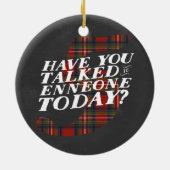 Enneagram 5 Kerstmis Keramisch Ornament (Achterkant)