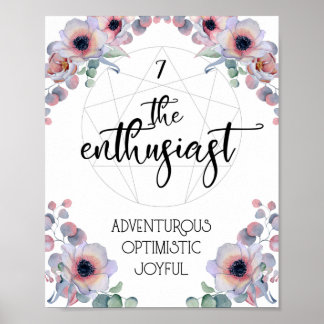 Enneagram 7 De enthousiast Poster
