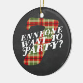 Enneagram 7 Funny Kerstmis Thorment Ornament (Links)