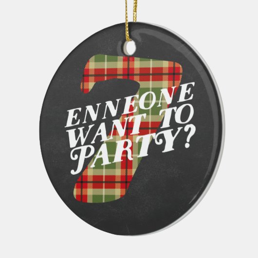 Enneagram 7 Funny Kerstmis Thorment Ornament (Links)