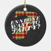 Enneagram 7 Funny Kerstmis Thorment Ornament (Achterkant)